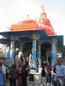 The famed Brahma temple at Pushkar
