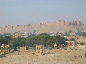The Jaisalmer Fort, from a distance